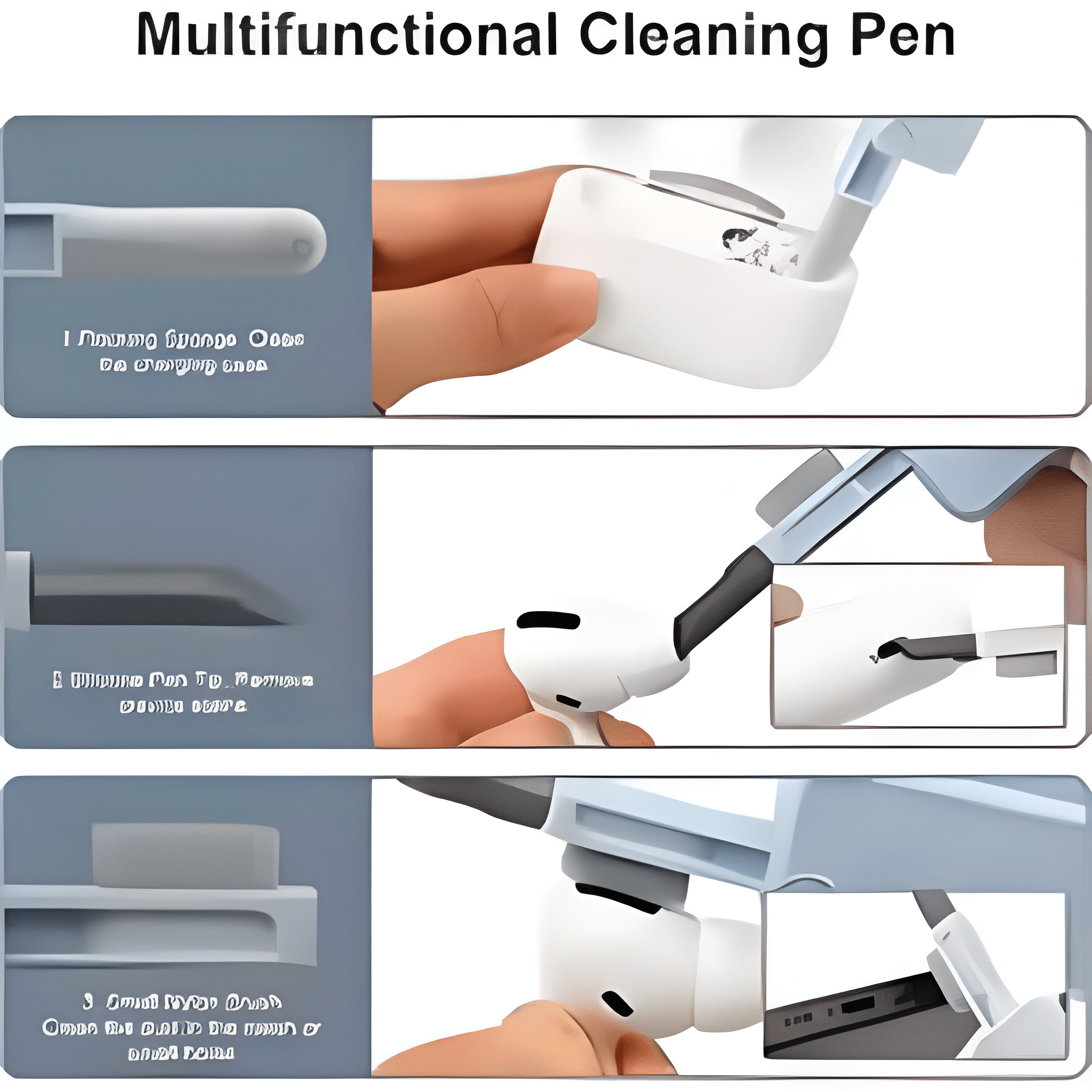 7 в 1 Комплект за почистване на компютърна клавиатура, четка за почистване на слушалки, инструменти за почистване на клавиатура на слушалки, комплект за почистване на капачки на клавиши